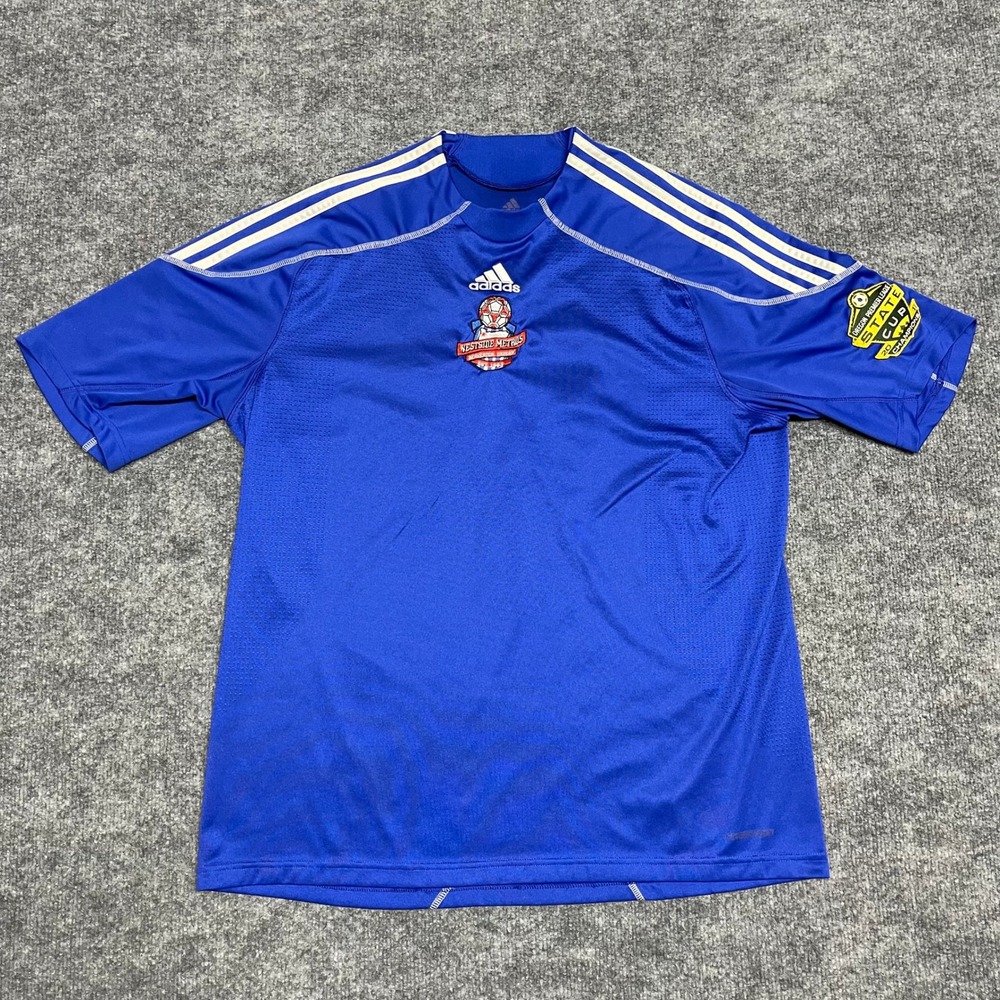 Westside Metros Jersey Mens Large Blue Oregon State Cup Champions #6 Player Worn